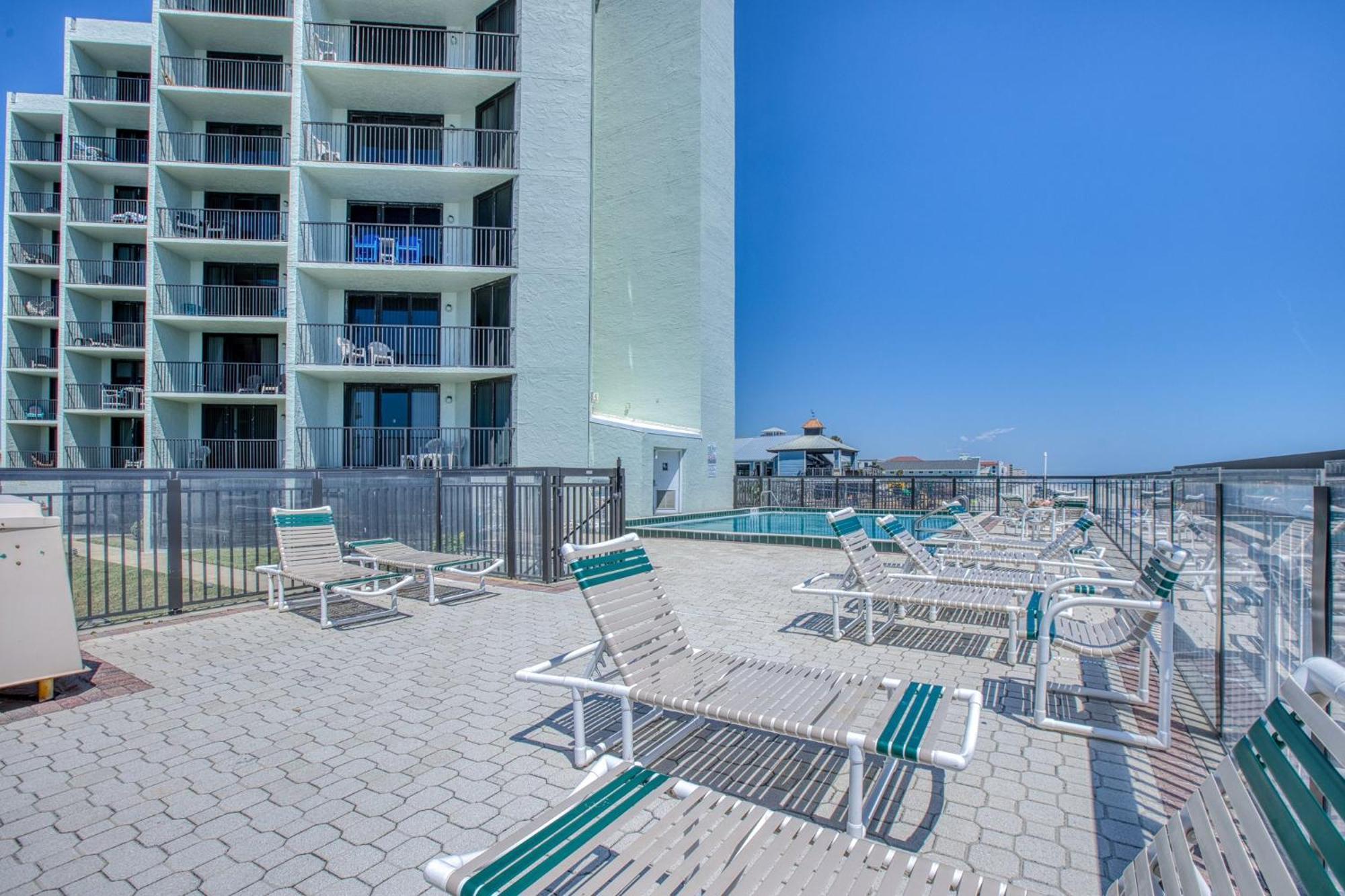 Ocean View With A Beachfront Pool At Ocean Trillium Condo ~ 702 New Smyrna Beach Dış mekan fotoğraf