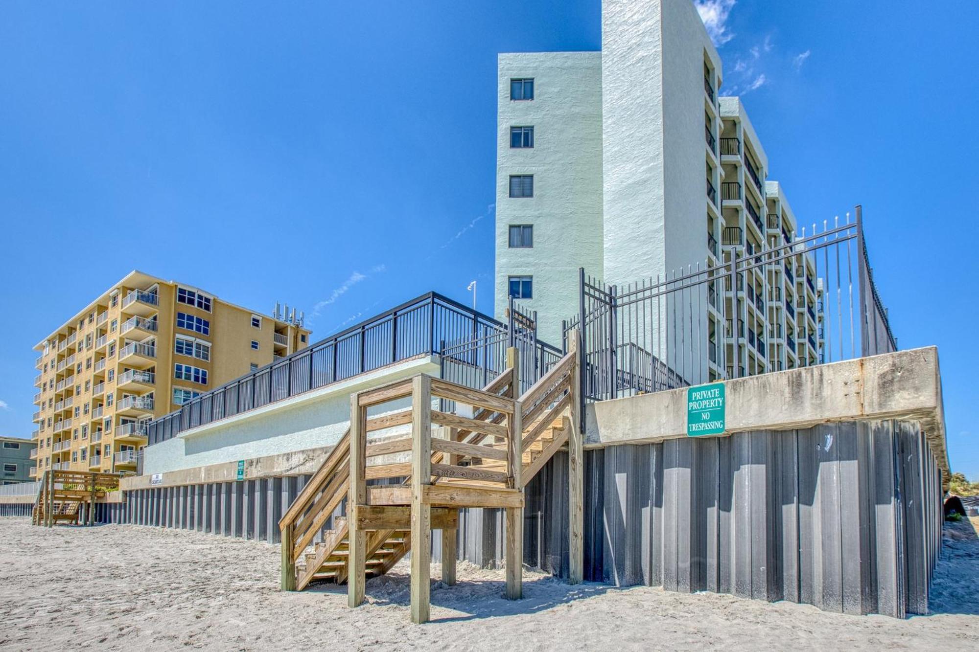 Ocean View With A Beachfront Pool At Ocean Trillium Condo ~ 702 New Smyrna Beach Dış mekan fotoğraf