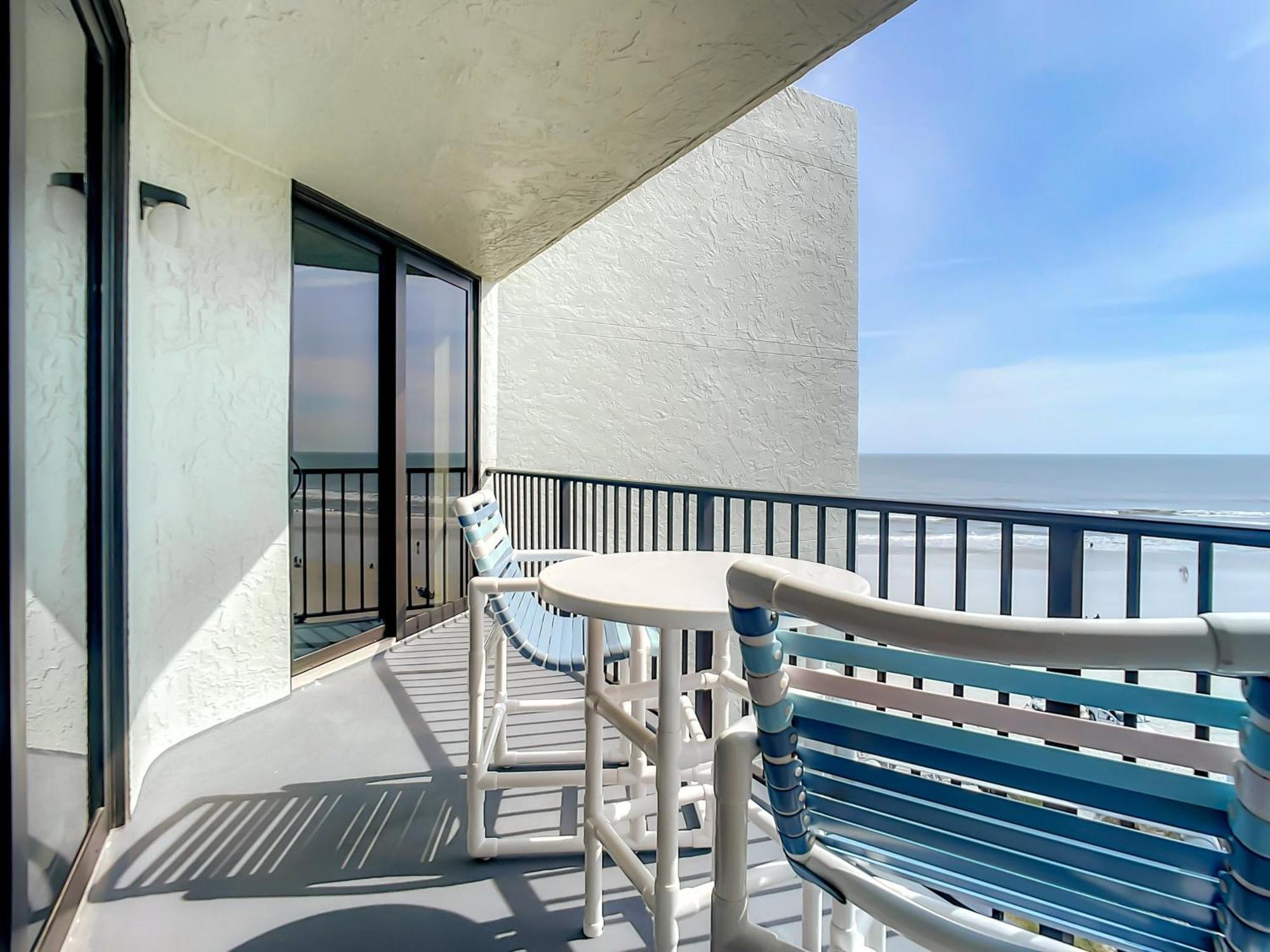 Ocean View With A Beachfront Pool At Ocean Trillium Condo ~ 702 New Smyrna Beach Dış mekan fotoğraf